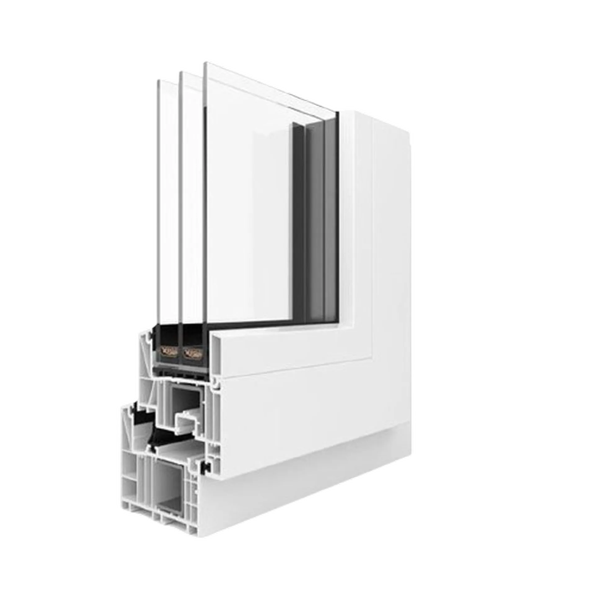 Design interior modern pentru fereastră termopan Salamander bluEvolution 82.