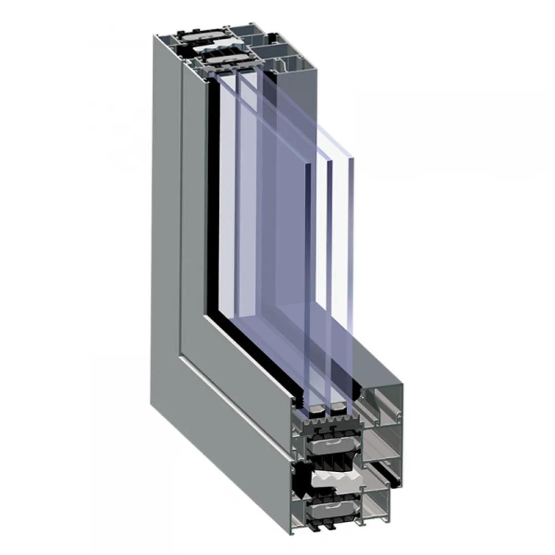 Fereastră aluminiu premium Aliplast Genesis 75 izolație termică