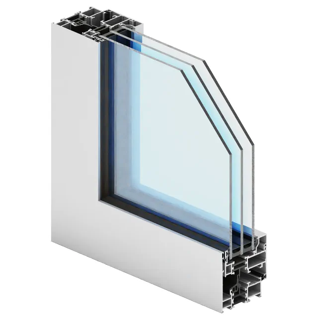 Fereastră aluminiu cu cercevea ascunsă Aliplast Imperial SU