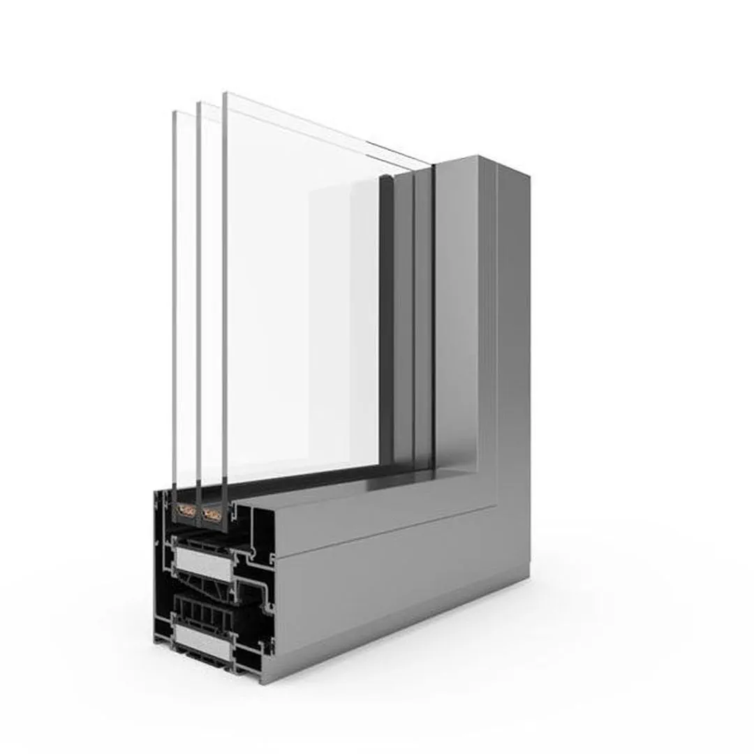 Design minimalist tâmplărie aluminiu Decalu 88 Hidden ARAD