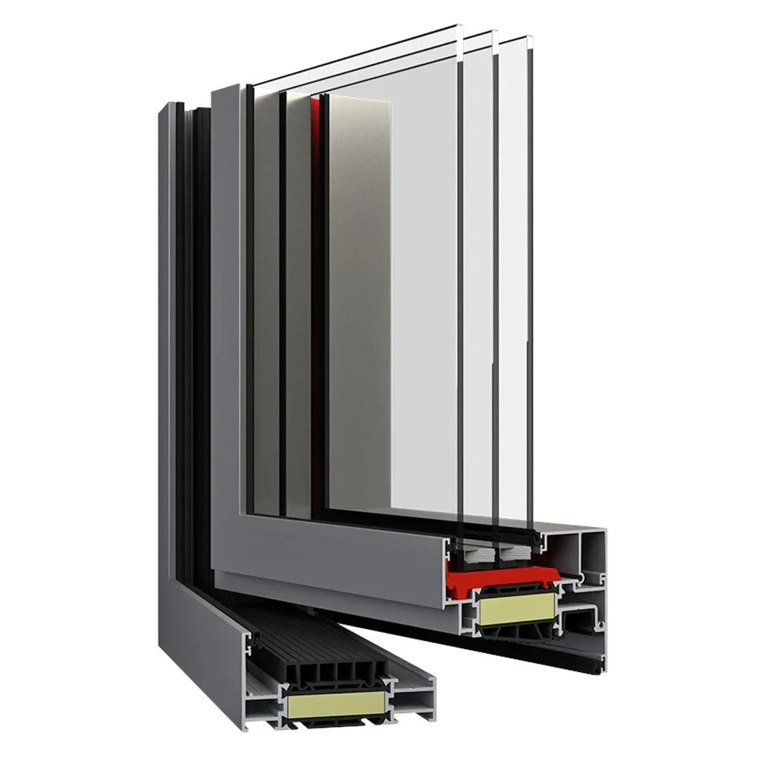 deceuninck decalu 88 standard deschis Design minimalist și cercevea ascunsă sistem Decalu 88