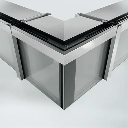 Proiect fațadă semistructurală cu profile de aluminiu premium